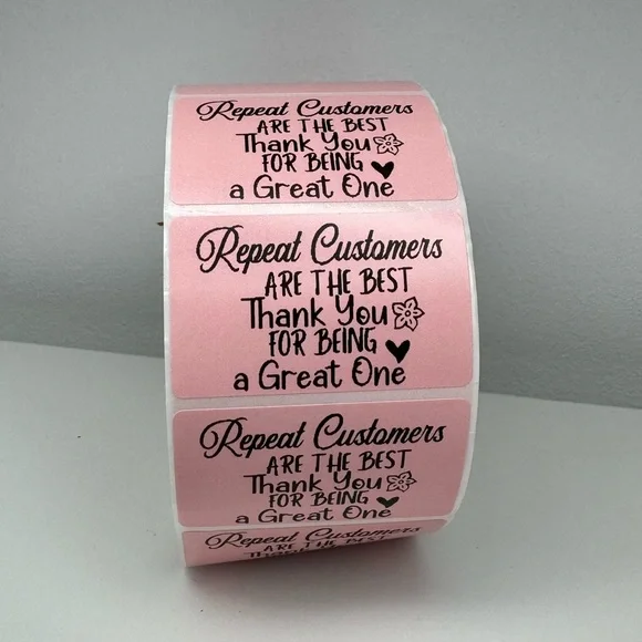 100pcs Repeat CustomersAppreciation Decorative Stickers new - Picture 6 of 13